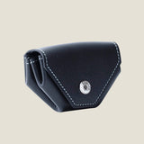[French calf] <br>snap coin case<br>color: black<br>[Made to order]