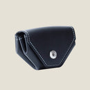 [French calf] <br>Snap coin case<br>color: Black