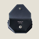 [French calf] <br>Snap coin case<br>color: Black