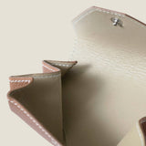 [French calf] <br>snap coin case<br>color: camel<br>[Made to order]