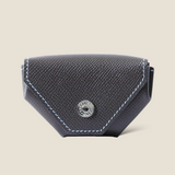 [French calf] <br>snap coin case<br>color: dark brown<br>[Made to order]