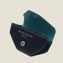 [French calf] <br>Snap coin case<br>color: Navy x off -white stitch<br>[Made to order]