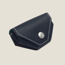 [French calf] <br>Snap coin case<br>color: Navy x off -white stitch<br>[Made to order]