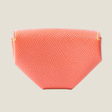 [French calf] <br>snap coin case<br>color: orange<br>[Made to order]