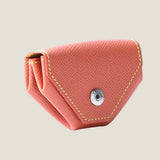 [French calf] <br>snap coin case<br>color: orange<br>[Made to order]