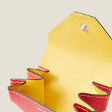 [French calf] <br>snap coin case<br>color: red<br>[Made to order]