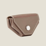 [French calf] <br>snap coin case<br>color: taupe<br>[Made to order]
