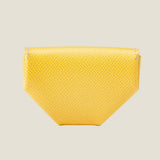 [French calf] <br>snap coin case<br>color: yellow<br>[Made to order]
