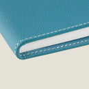 [French calf] <br>16 x 19.2 Notebook cover<br>color: Aqua Blue