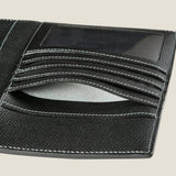 [フレンチカーフ] <br>16×19.2手帳カバー<br>color：ブラック<br>【ご予約受付中：お届け目安３ヶ月程】