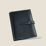 [French calf] <br>A6 notebook cover<br>color: navy<br>[Made to order]
