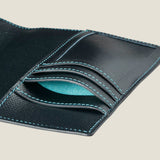 [French calf] <br>A6 notebook cover<br>color: navy<br>[Made to order]