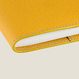 [French calf] <br>A6 notebook cover<br>color: yellow