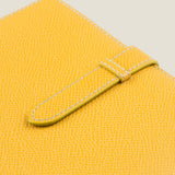 [French calf] <br>A6 notebook cover<br>color: yellow