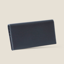 [French calf] <br>Long wallet (no coin purse)<br>color: Black<br>[Made to order]