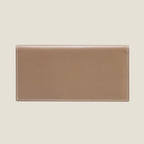 [French calf] <br>Long wallet (no coin purse)<br>color: taupe<br>[Made to order]