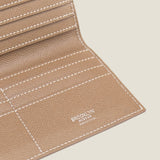 [French calf] <br>Long wallet (no coin purse)<br>color: taupe<br>[Made to order]