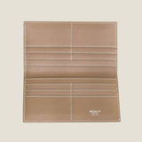 [French calf] <br>Long wallet (no coin purse)<br>color: taupe<br>[Made to order]
