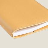 [French calf] <br>B6 notebook cover<br>color: corn cream