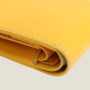 [French calf]<br>International wallet<br>color: Yellow