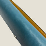 [French calf] <br>flap long wallet<br>color: Jean blue