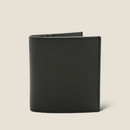[French calf] <br>Mini wallet (with coin purse) <br>color: Black<br>[Made to order]