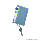 [French calf] <br>key case<br>color: Jean blue