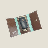 [French calf] <br>key case<br>color: dark brown