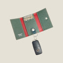 [French calf] <br>Key case<br>Color: Dark green