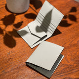[French calf] <br>mini international wallet<br>color: ice gray