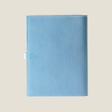 [Yamato] <br>A5 notebook cover<br>color: aqua blue<br>[Made to order]