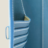[Yamato] <br>A5 notebook cover<br>color: aqua blue<br>[Made to order]