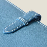 [Yamato] <br>A5 notebook cover<br>color: aqua blue<br>[Made to order]