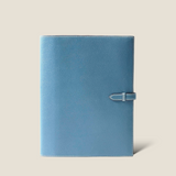 [Yamato] <br>B5 notebook cover<br>color: aqua blue<br>[Made to order]