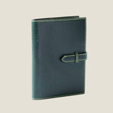 [Yamato] <br>A6 notebook cover<br>color: tartan green<br>[Made to order]