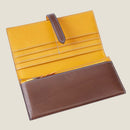 [Yamato] <br>Long wallet with belt<br>color: olive x yellow<br>[Made to order]