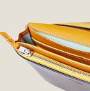 [Yamato] <br>Long wallet with belt<br>color: olive x yellow<br>[Made to order]