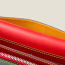 [Yamato] <br>Long wallet with belt<br>Color: Tartan Green x Red<br>[Made to order]