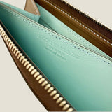 [Yamato] <br>L zip long wallet<br>color:olive<br>[Made to order]