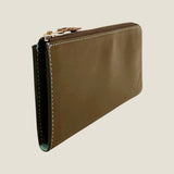 [Yamato] <br>L zip long wallet<br>color:olive<br>[Made to order]