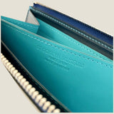 [Yamato] <br>L zip long wallet<br>color: midnight blue<br>[Made to order]