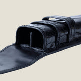 [Color Crocodile] <br>2 pencil case<br>color: black