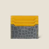 [Color Crocodile] <br>mini snap wallet<br>color: gray<br>[Made to order]
