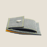 [Color Crocodile] <br>mini snap wallet<br>color: gray<br>[Made to order]