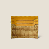[Persimmon juice dyed crocodile] <br>mini snap wallet