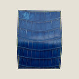 [Indigo dyed crocodile] <br>Inner card case