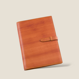 [Persimmon tangy dyed] <br>A5 notebook cover