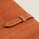 [Persimmon tangy dyed] <br>A5 notebook cover