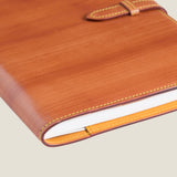 [Persimmon tangy dyed] <br>A5 notebook cover