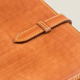 [Persimmon tangy dyed] <br>16×19.2 notebook cover